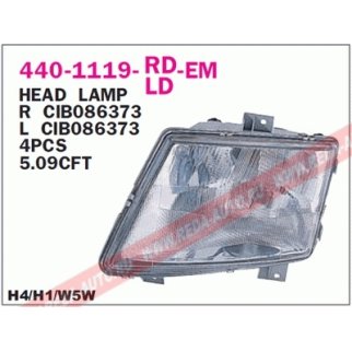 Фара левая DEPO 440-1119L-LD-EM фото