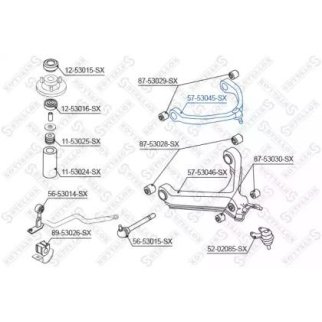 Рычаг подвеки Stellox 57-53045-SX фото