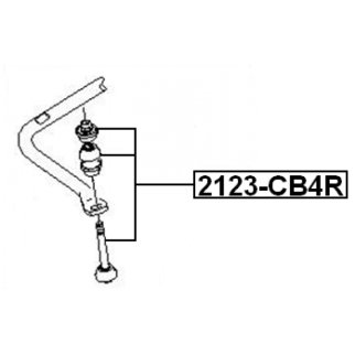 Стойка заднего стабилизатора FEBEST 2123-CB4R фото 2