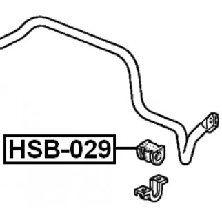 Втулка (сайлентблок) переднего стабилизатора FEBEST HSB-029 фото 2