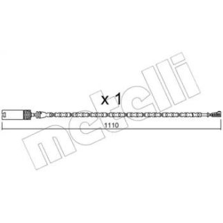 Датчик износа колодок METELLI _SU.303 фото