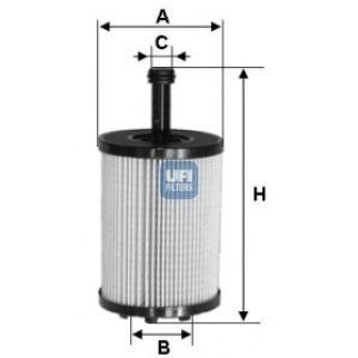 Фильтр масляный UFI 25 023 00 фото