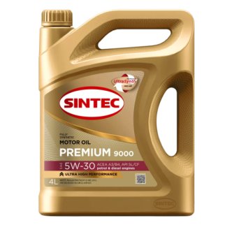 Масло моторное Sintec Premium 5W-30 синтетическое 4 л 600103 фото