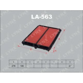 Фильтр воздушный LYNXauto LA563 фото