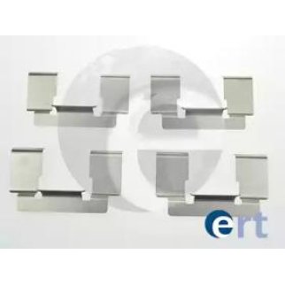 Комплект монтажный тормозных колодок NISSAN: Primera 98-01, Primera 96-02, 99-02, Primera 02-, Almera Tino 00-, Almera II 03-, 00-, 00- фото