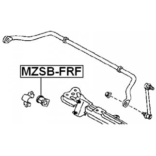 MZSB-FRF_втулка стабилизатора перед.! D21.5 Mazda Bongo Friendee 95-05 фото 2 MZSB-FRF_втулка стабилизатора перед.! D21.5 Mazda Bongo Friendee 95-05 фото 2
