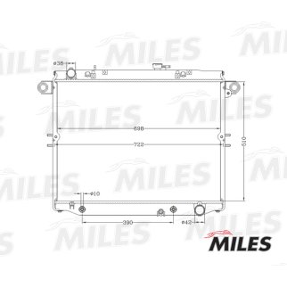 Радиатор основной MILES ACRB061 фото