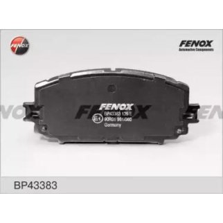 Колодки тормозные передние к-кт Fenox BP43383 фото