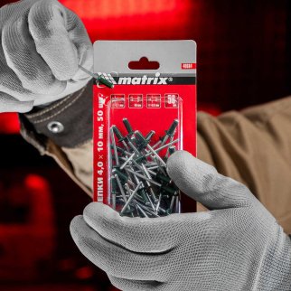 Заклепки 4,0х10мм 50шт MATRIX фото 7