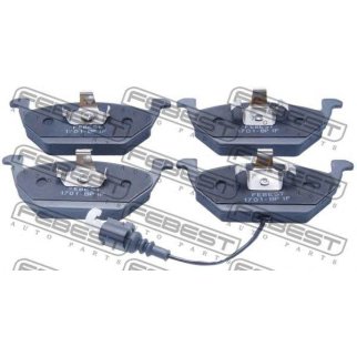 1701-8P1F_колодки дисковые !передние с датчиком VW Golf,Skoda Octavia 1.4-1.9SD 99> фото