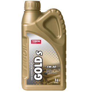 Масло моторное TEBOIL GOLD S 5W-40 синтетическое 1 л 3468028 фото