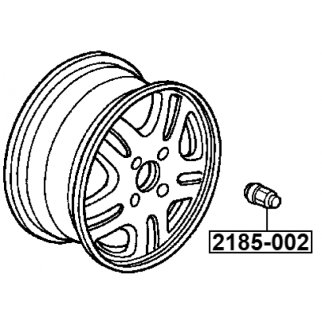 Гайка колеса FEBEST 2185-002 фото 2