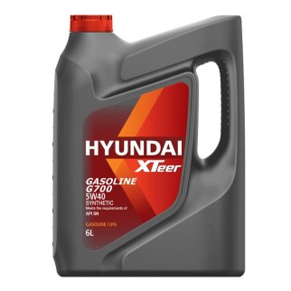 HYUNDAI XTeer Gasoline G700 SN 5W40 6л масло моторное фото