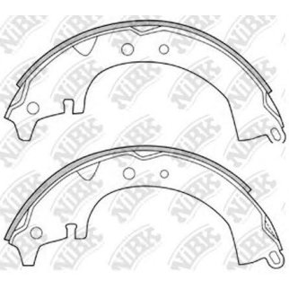 Колодки барабанные к-кт NiBK FN2232 фото