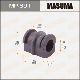 Втулка переднего стабилизатора Masuma MP-691 фото