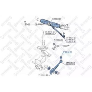 87-03152-SX_сайлентблок рычага! Audi100 фото