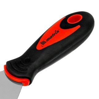 Шпательная лопатка из нержавеющей стали, 100 мм, 2-комп. ручка MATRIX фото 1