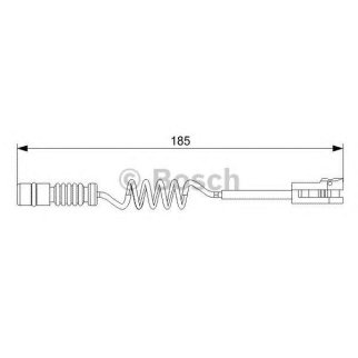 Датчик износа колодок BOSCH 1 987 473 007 фото