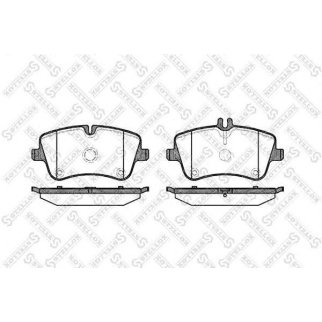 779 000B-SX_колодки дисковые п.! с антискрип. пл. MB W203/S203/CL203/C209 1.6-2.0/2.0CDi/2.2CDi 00> фото