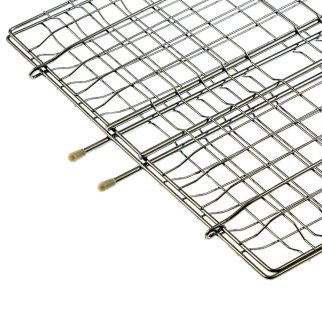 Решетка-гриль 270х240 мм, объемная хромированная PALISAD фото 4