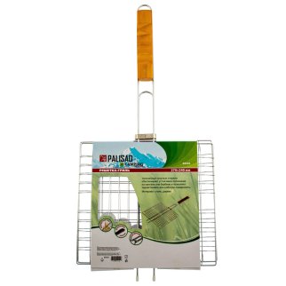 Решетка-гриль 270х240 мм, объемная хромированная PALISAD фото 6