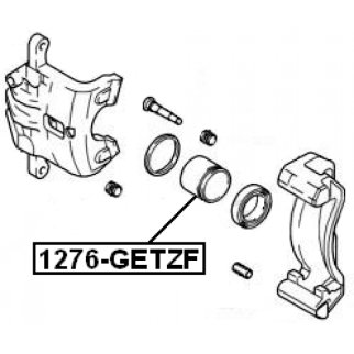 1276-GETZF_поршень суппорта! Hyundai Accent/Elantra/Getz 95-13 фото 2 1276-GETZF_поршень суппорта! Hyundai Accent/Elantra/Getz 95-13 фото 2