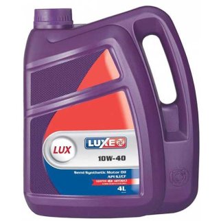 Масло моторное Luxe Люкс SL/CF 10W-40 полусинтетическое 4 л 111 фото