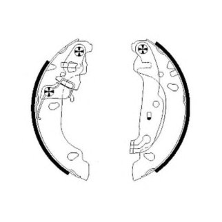 Колодки барабанные к-кт TEXTAR 91060000 фото