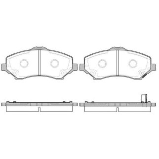 Колодки JEEP Cherokee (07-) тормозные передние к-кт Remsa фото