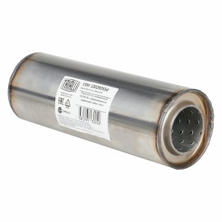 Пламегаситель универсальный 100/290-55 с перф. диффузором (нерж. сталь) (ESM 10029055d) фото