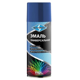 Эмаль SKYRON акрил. синяя аэрозоль 520мл фото