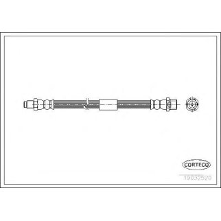 Шланг тормозной CORTECO 19032520 фото