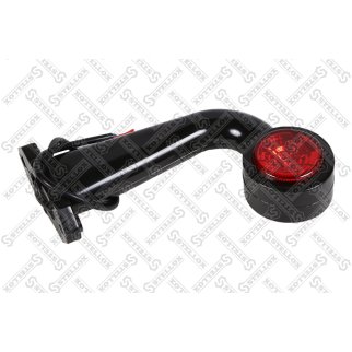 87-33545-SX_фонарь габаритный! LED рожок кр/бел изогнутый прав. EPDM Universal фото