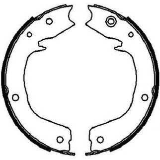 Колодки барабанные к-кт FERODO FSB4027 фото