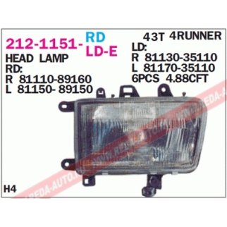 Фара главного света левая фото