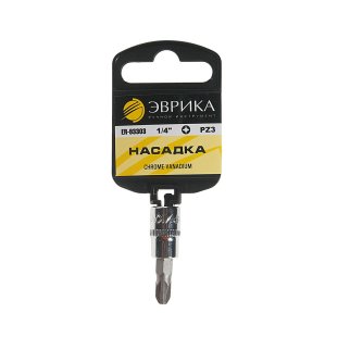 Насадка 1/4" позидрайв PZ3 ЭВРИКА фото