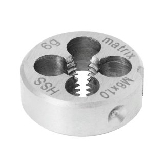 Плашка М6 х 1,0 мм, Р6М5 MATRIX фото 3