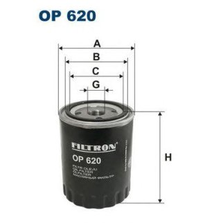 Фильтр масляный FILTRON OP 620 фото