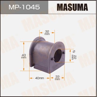 Втулка переднего стабилизатора Masuma MP-1045 фото