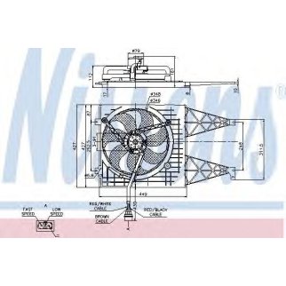 Вентилятор радиатора Nissens 85249 фото