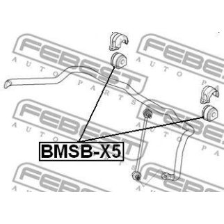 Втулка переднего стабилизатора FEBEST BMSB-X5 фото