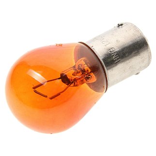 Лампа 12V PY21W BAU15S без смещения AMBER 12V HNG фото