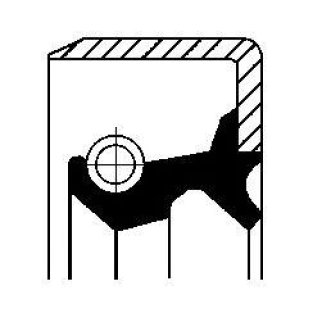 Сальник ступицы CORTECO 12001397B фото