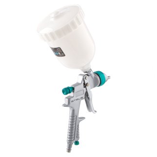 Краскопульт AG 801 HVLP гравитационный (сопло 1,5 и 1,8мм) Stels фото 2