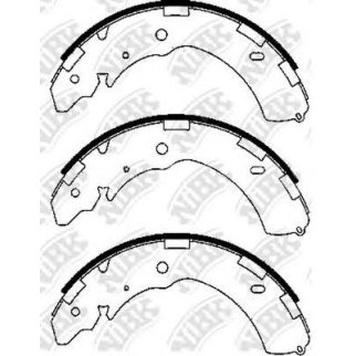 Колодки барабанные к-кт NiBK FN6741 фото