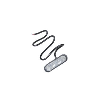 87-33554-SX_фонарь габаритный! LED белый (красный свет) c проводом L=1.5m Schmitz фото