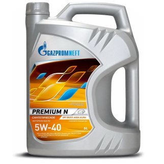 Масло моторное Gazpromneft Premium N 5W-40 синтетическое 5 л 253140424 фото