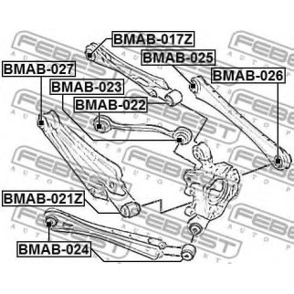 Сайлентблок FEBEST BMAB-024 фото