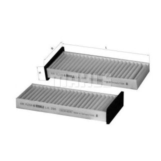 Фильтр салона KNECHT LA 296S фото 2