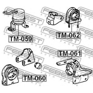 Подушка двигателя задняя фото